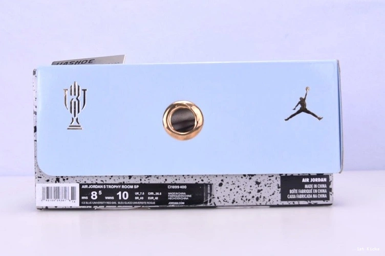 5 Jordan Trophy Ice Blue CI1899 Retro  400  Room - 1020
